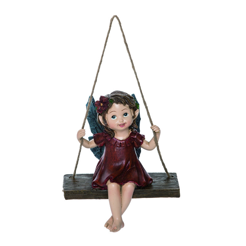 August Grove® Lucker Spring Swinging Fairy Garden & Reviews Wayfair